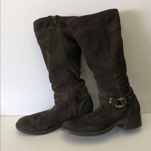 Easy Spirit Dark Brown Suede Boots